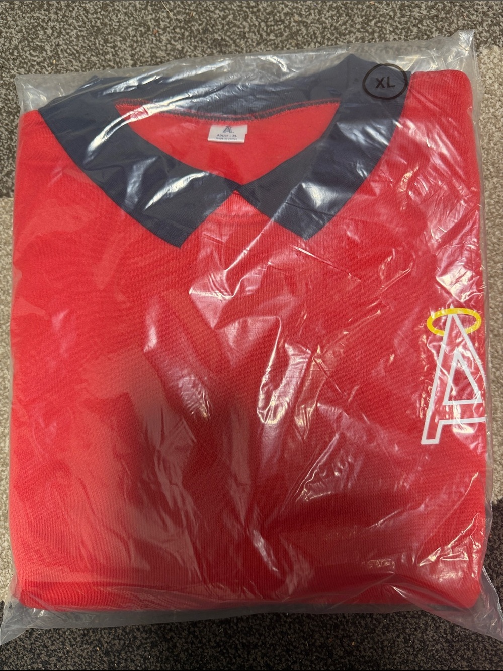LA Angels throwback collared sweatshirt